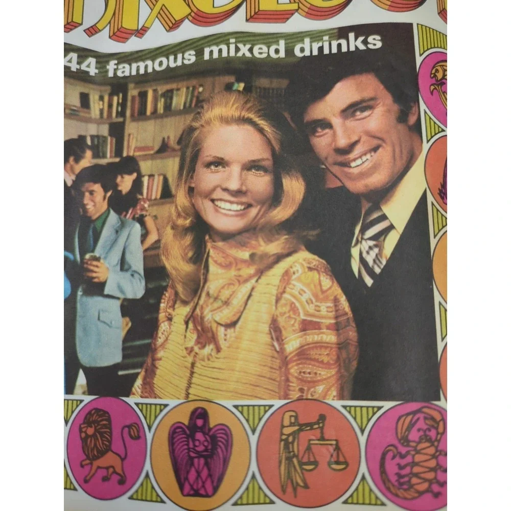 Vintage‎ Mid-Century Trav-L-Bar Happy Hour Mixology Booklet Astrology Graphics